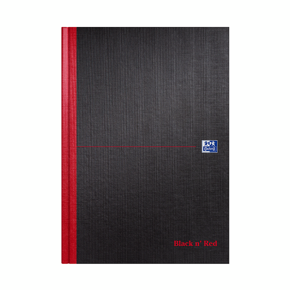 Oxford Black n' Red Double Cash Book