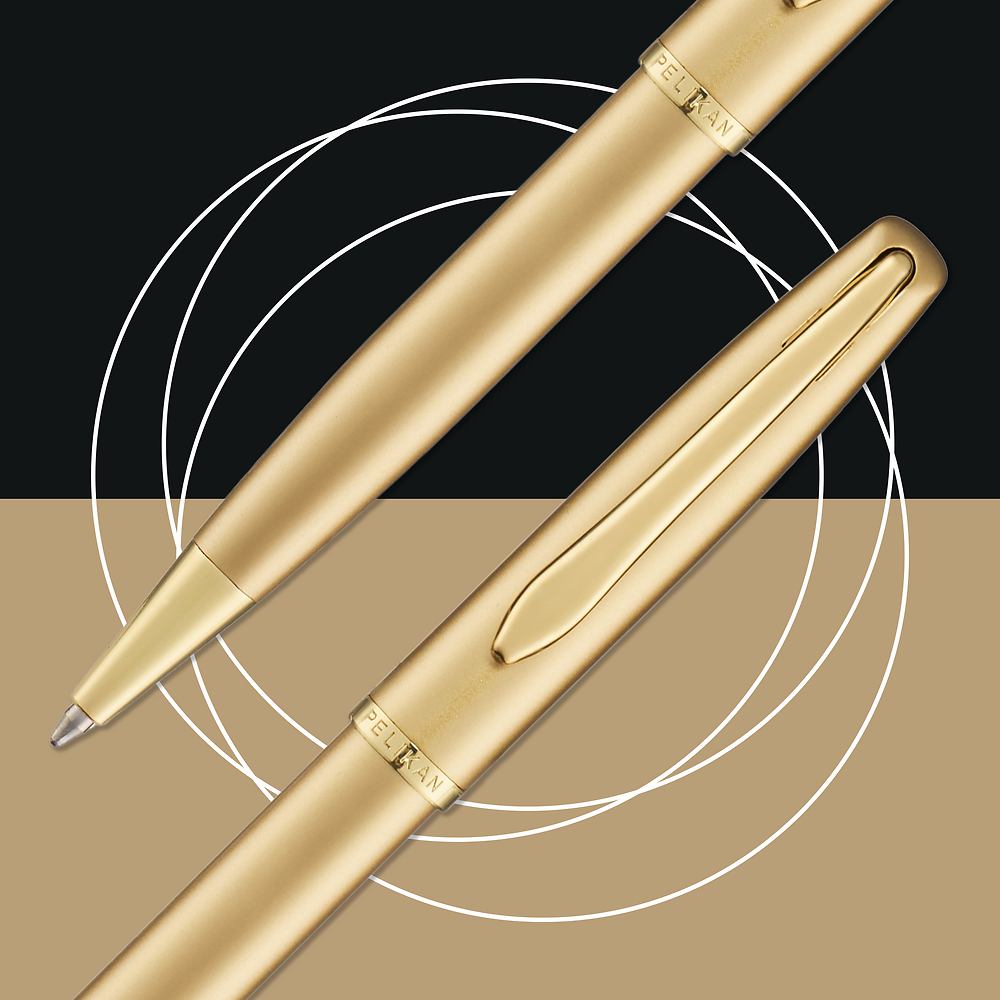 Pelikan Jazz Noble Elegance Ballpoint Pen Gift Set, Gold