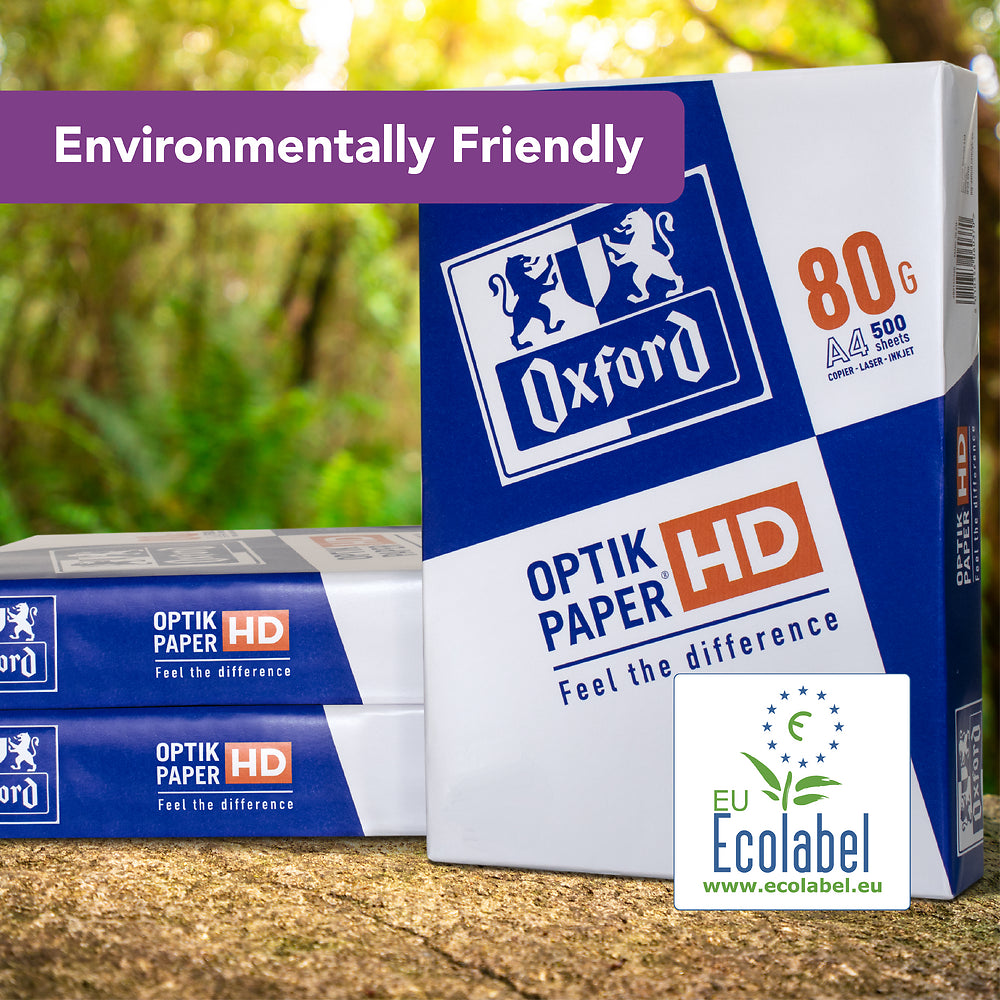 Oxford A4 Ream Paper Plain 500 Sheet White