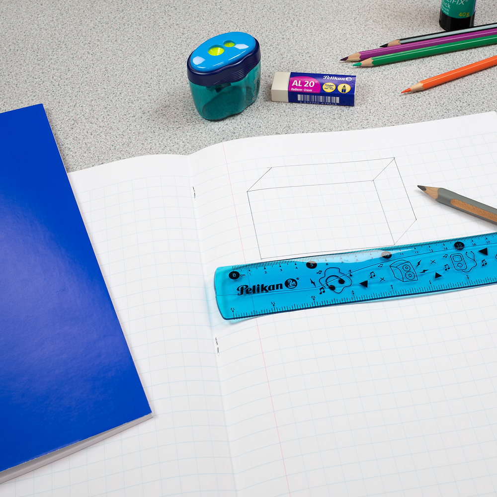 Pelikan Flexible Ruler, Blue