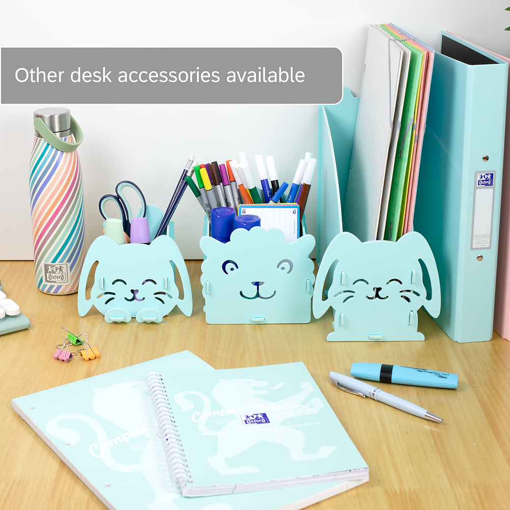 Oxford Leo&Co Magazine File Foam PP, Blue Rabbit