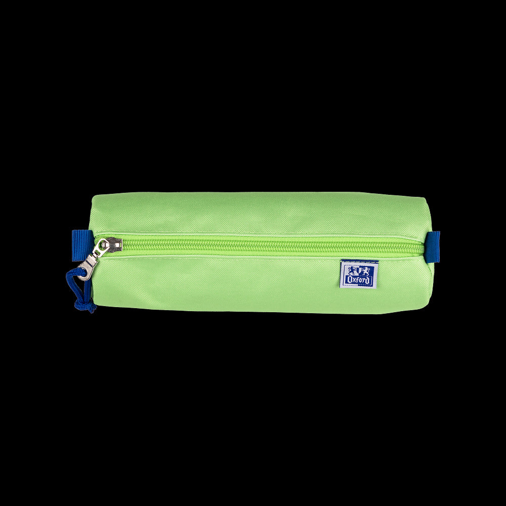 Oxford large round pencil case, bright green