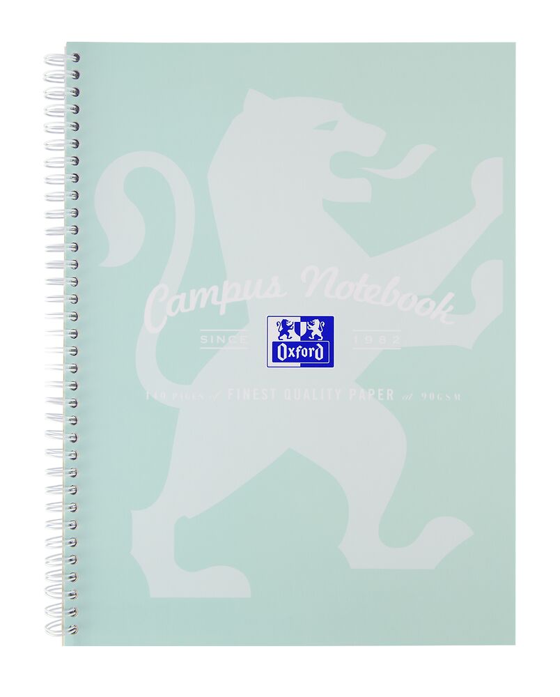 Oxford Campus Pastel A4+ Wirebound Notebook - Assorted Colours, Pack of 3