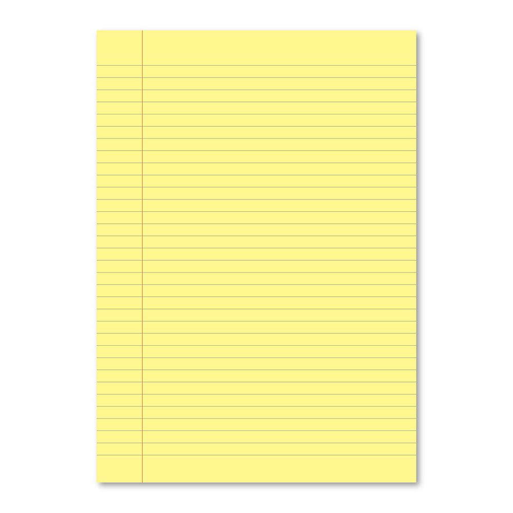 Hamelin A4 Exercise Books Stapled, 8mm lined header and footer, 80 page Yellow tinted paper, Dark Green - 10 pack