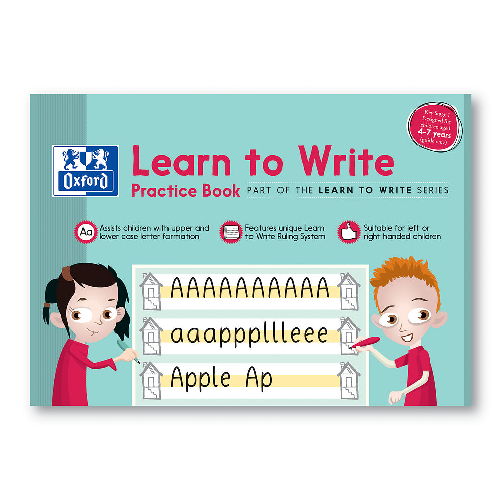 Oxford Learn to Write Practice Book A4 32 Pages