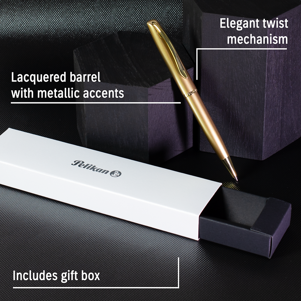 Pelikan Jazz Noble Elegance Ballpoint Pen Gift Set, Gold