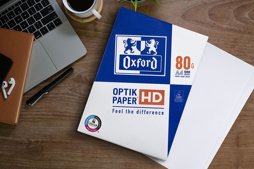 Oxford A4 Ream Paper Plain 500 Sheet White