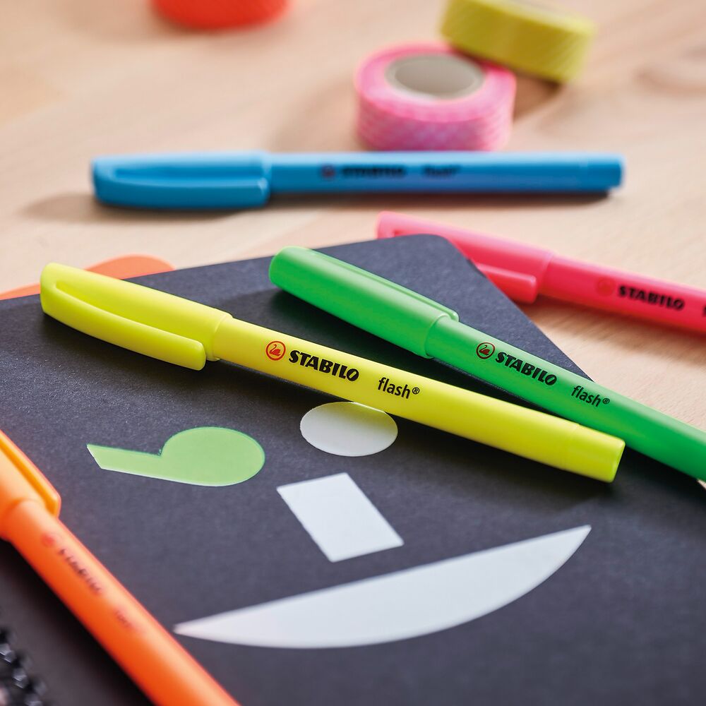STABILO Swing Cool Pastel Highlighter Pen and Text Marker with Pocket – SYLO