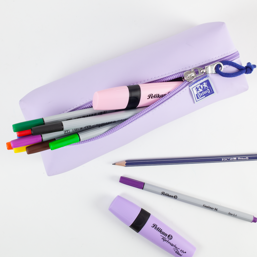 Oxford Lavender Large Square Pencil Case
