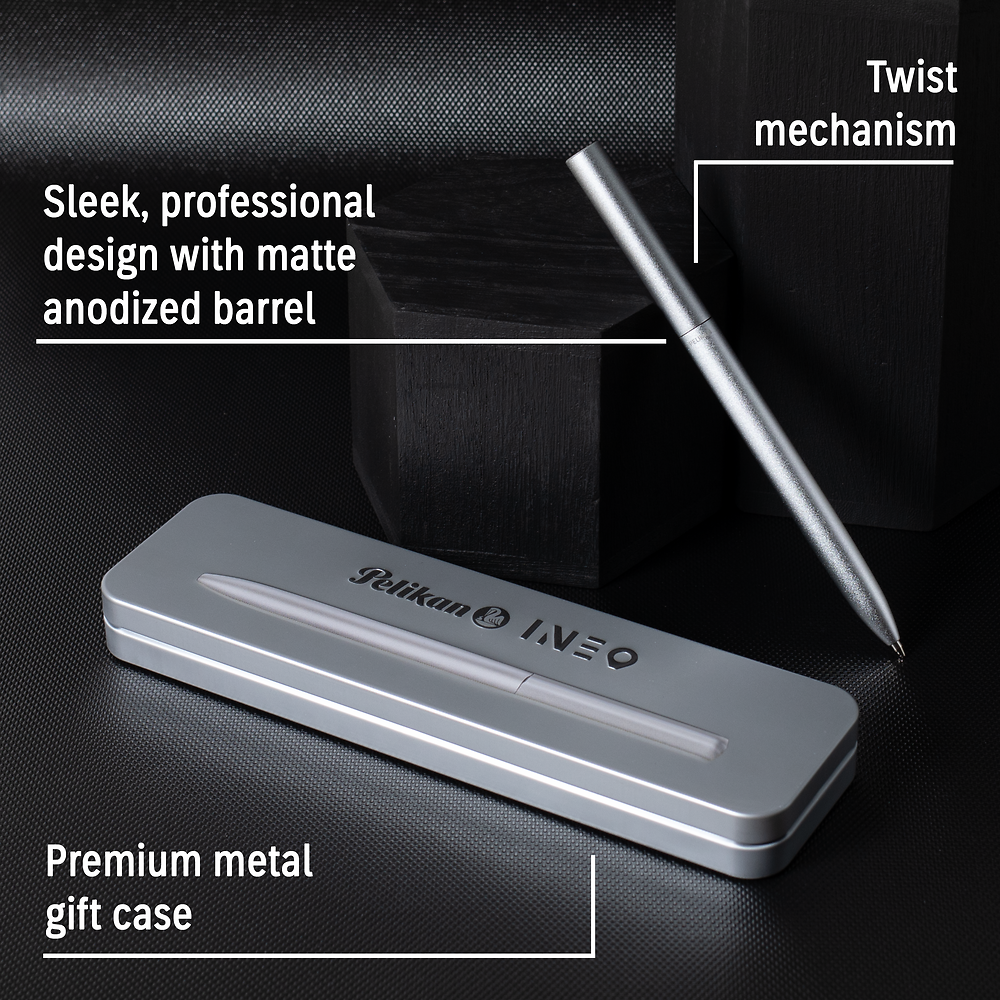 Pelikan Ineo Silver Ballpoint Pen