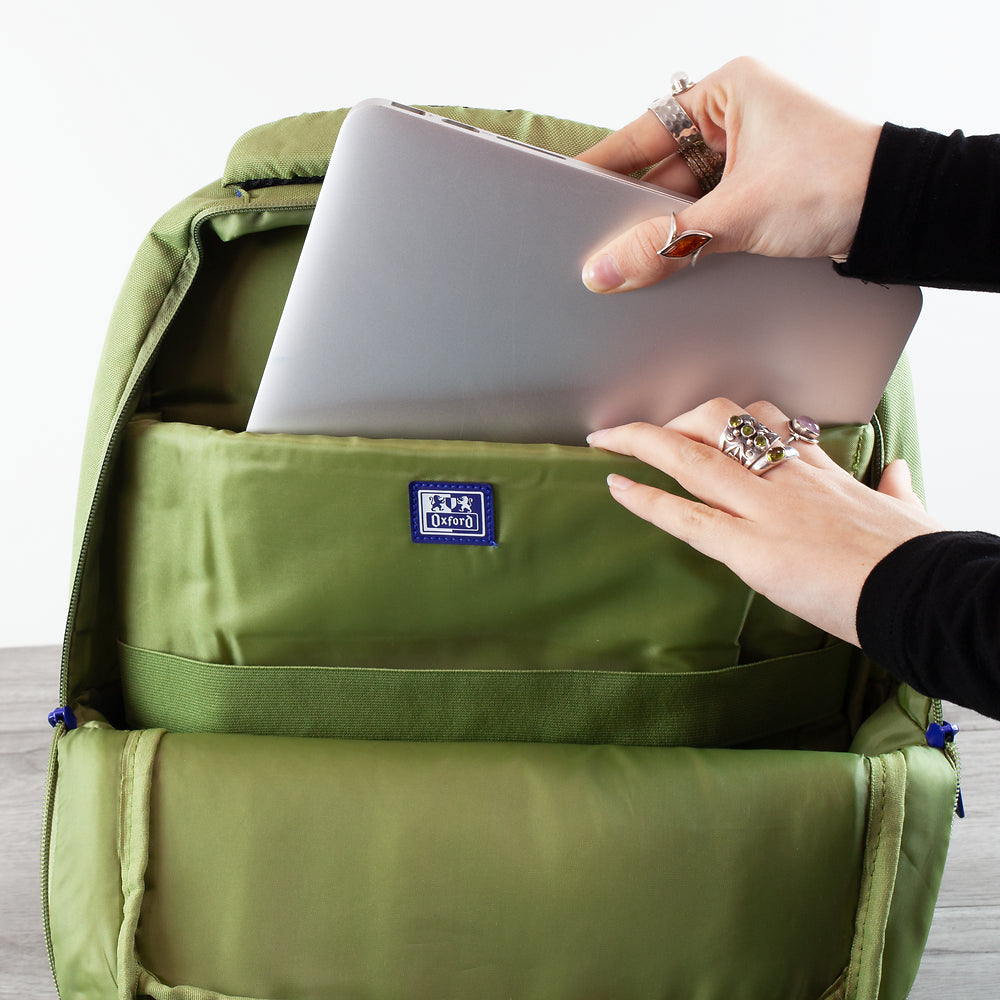 OXFORD BACKPACK Recycled Polyester Safari Green
