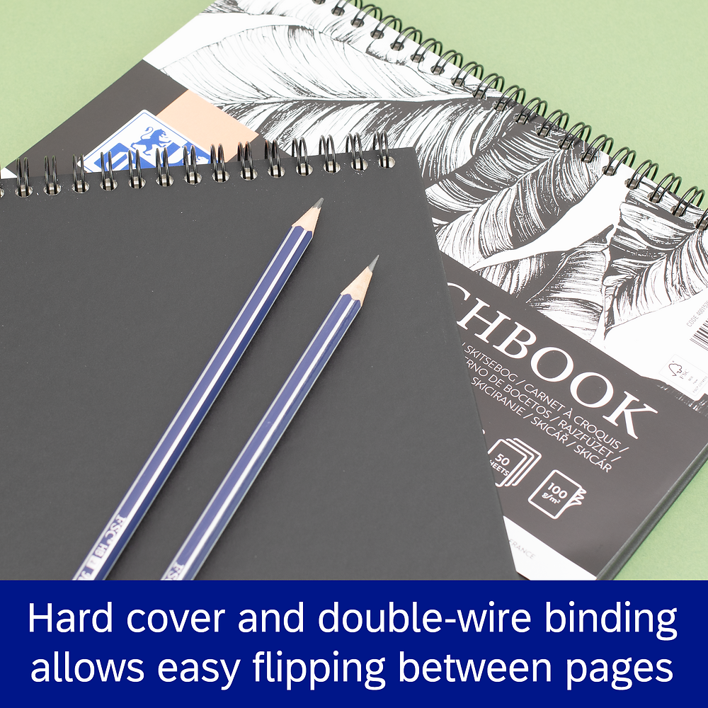 Oxford Spiral Bound A4 Hardcover Sketchbook