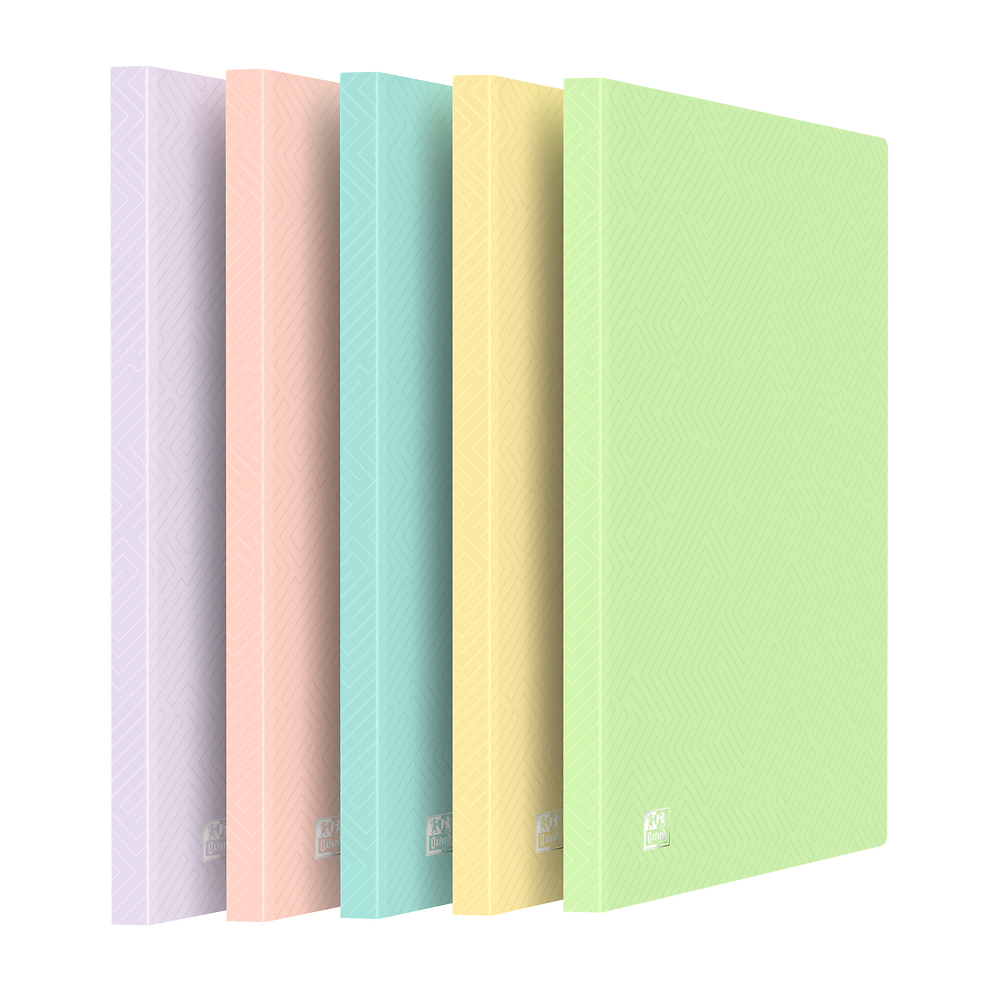 Oxford Urban Display Book, Assorted Pastel Colours, Pack of 5