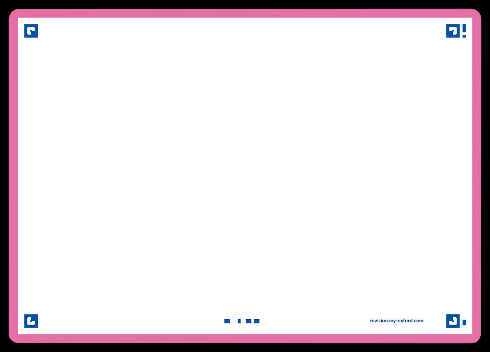 Flash Cards, blank with bright pink frame, A6, pack of 80