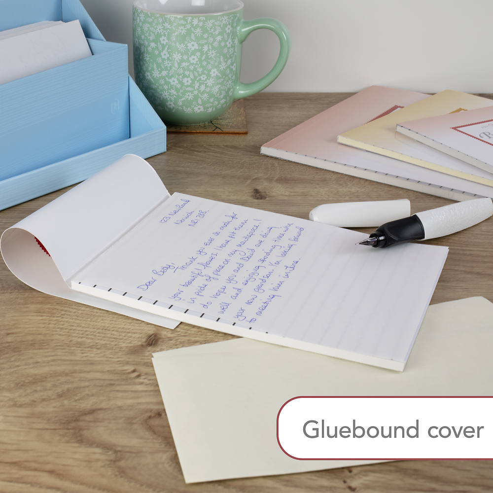 Basildon Bond Duke (137x178mm) Writing Pad, 40 Sheets, White