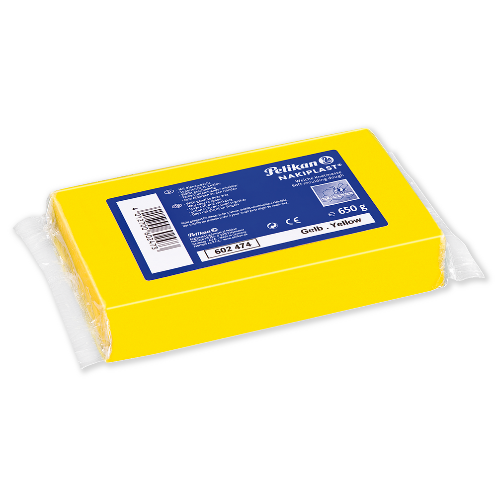 Pelikan Yellow Nakiplast Modelling Clay, Carton of 32