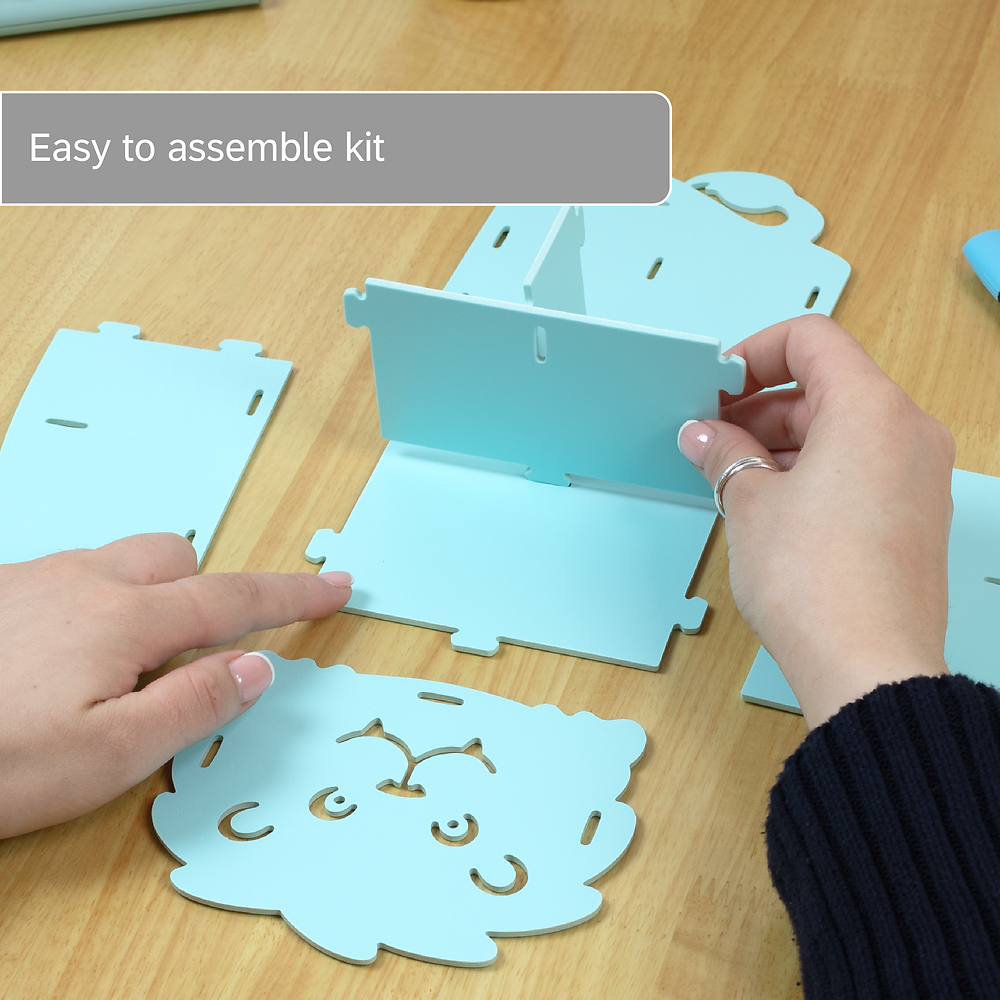 Oxford Leo&Co Desk Organiser Foam PP, Blue Sheep 