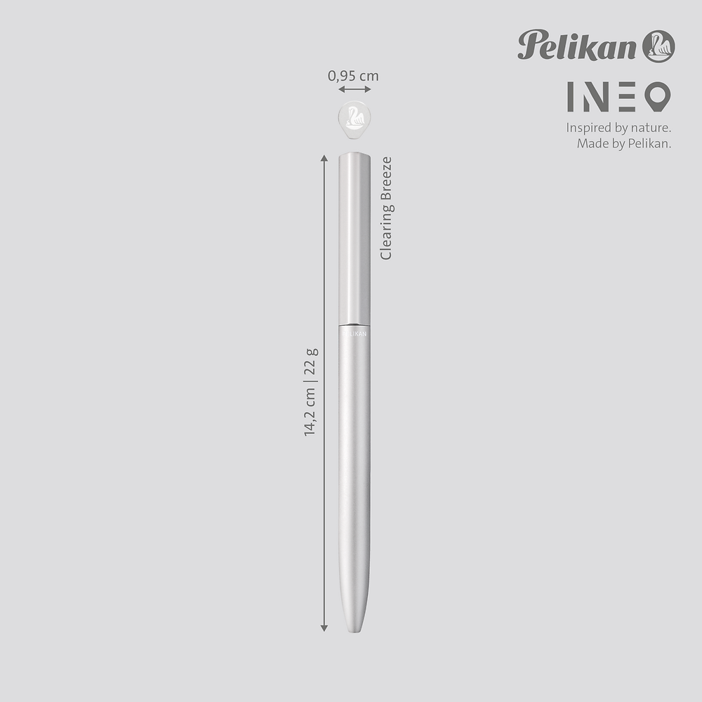 Pelikan Ineo Silver Ballpoint Pen