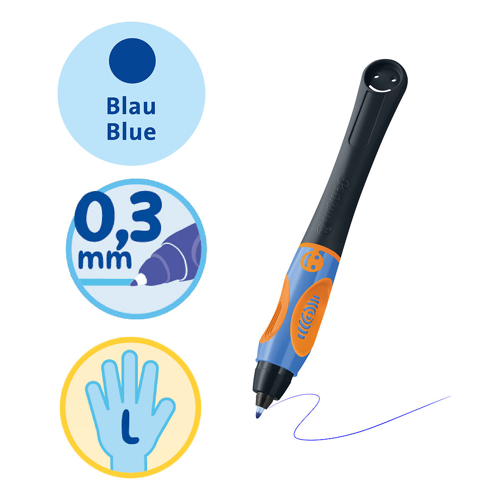 Pelikan Griffix Ergonomic Pen, Black, Left-Handed