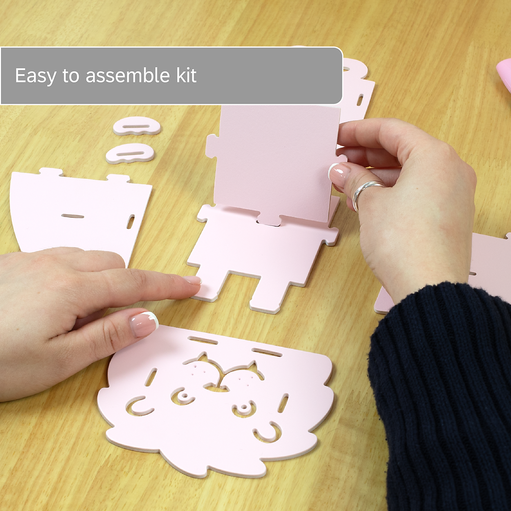 Oxford Leo&Co Magazine File Foam PP, Pink Rabbit