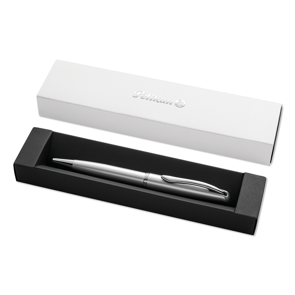 Pelikan Jazz Noble Elegance Ballpoint Pen Gift Set, Silver