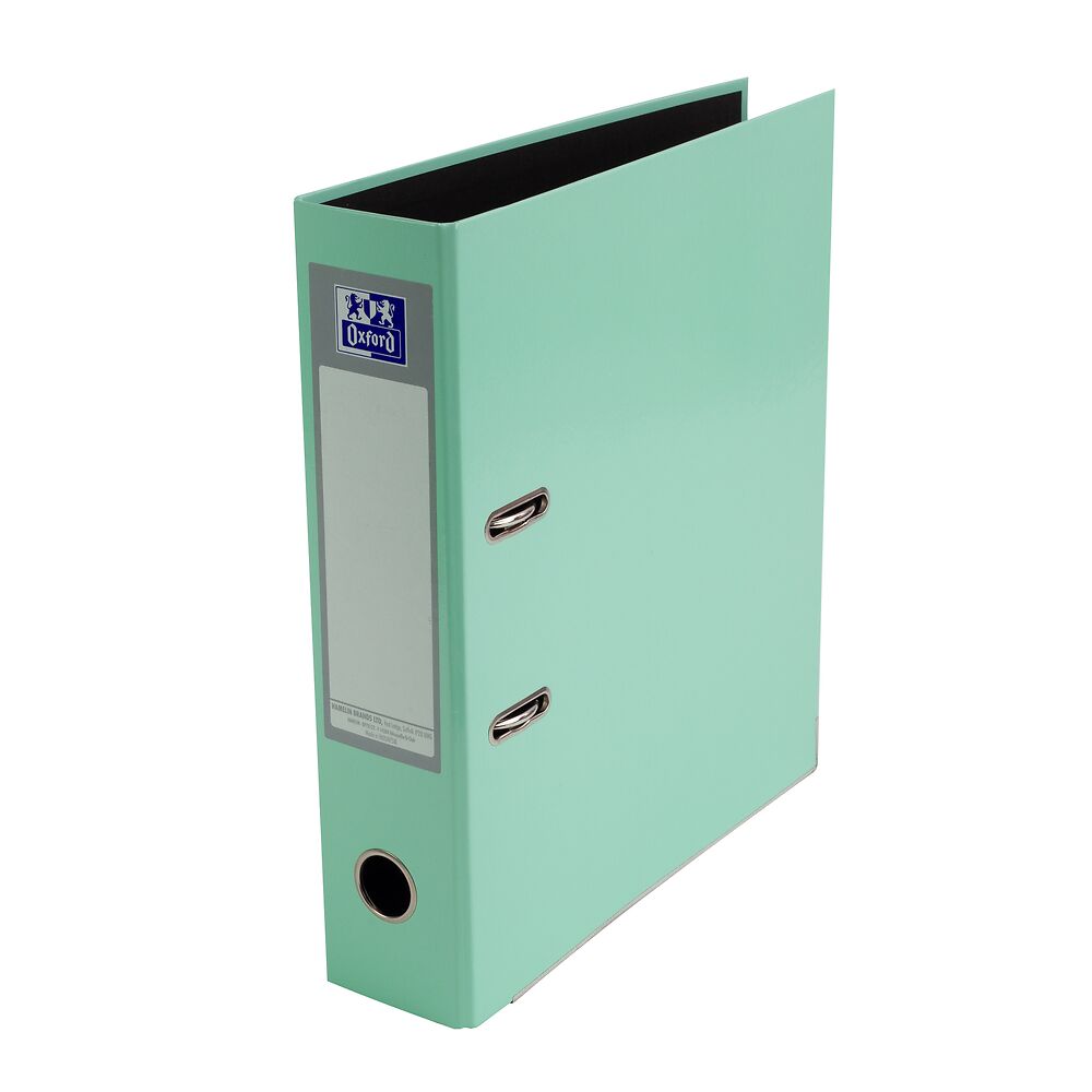 Oxford, Lever Arch File, A4, Mint Green