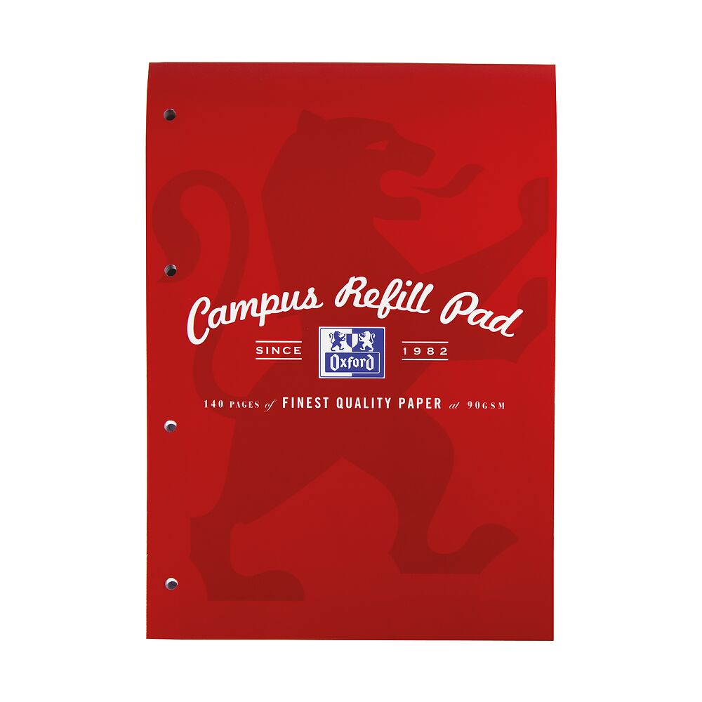 Oxford Campus Red Refill Pad, 140 pages