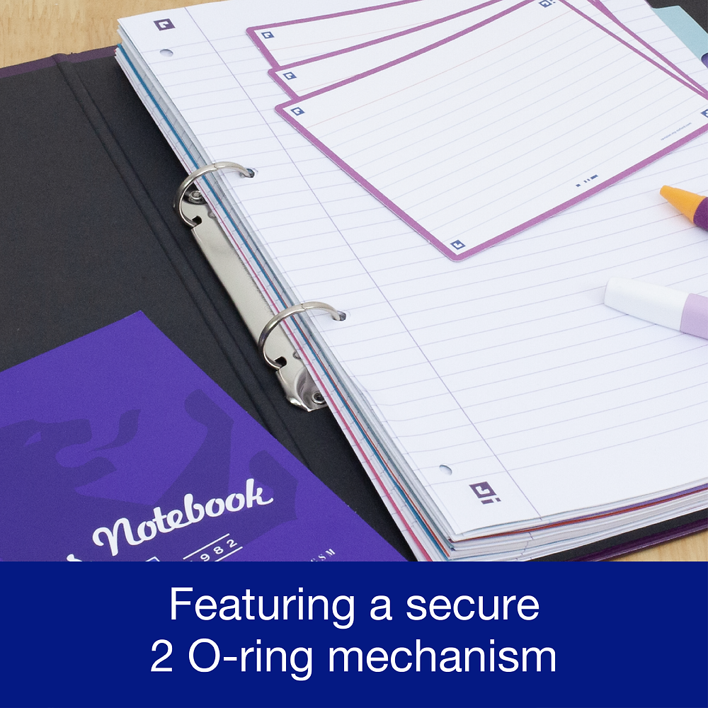 Oxford Ring Binder A4+ Spine 40mm Purple