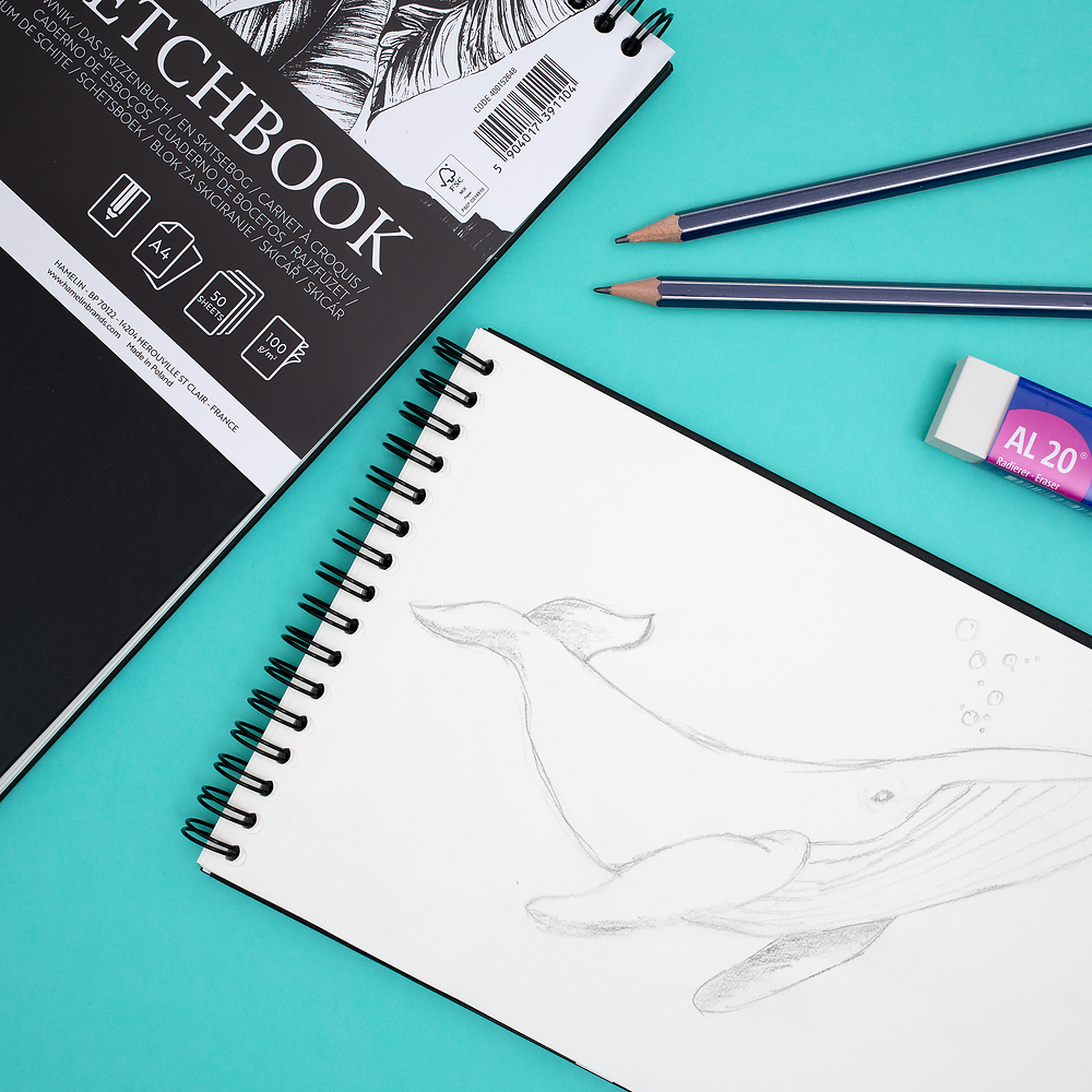 Oxford Spiral Bound A4 Hardcover Sketchbook