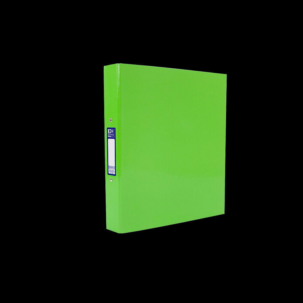 Oxford Laminated Paper on Board Light Green Ring Binder A4 Spine 40mm