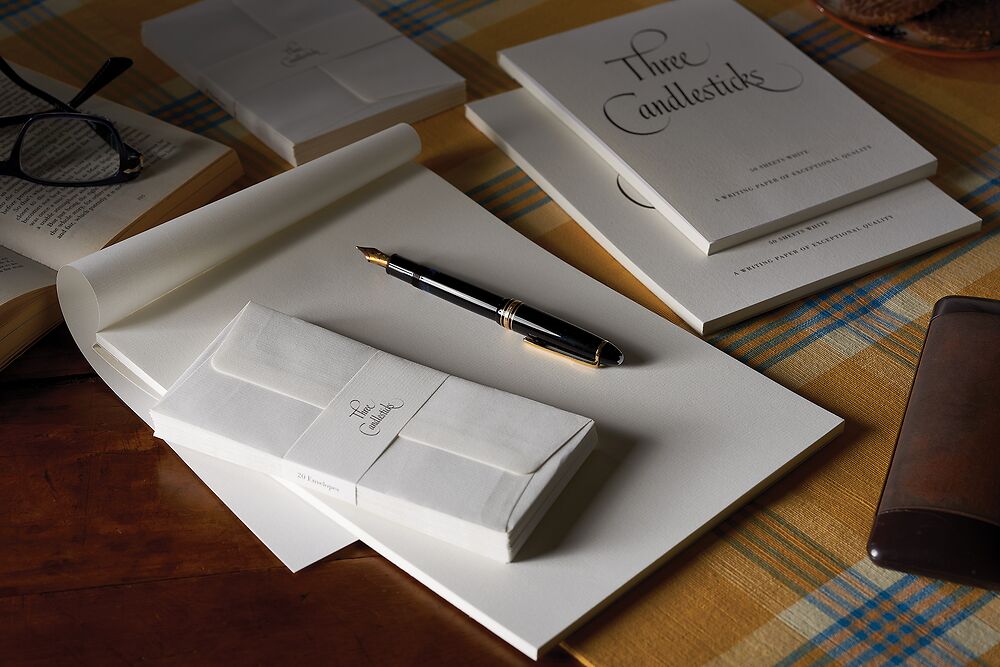 Three Candlesticks DL (110x220mm) Envelopes 20 pack, White