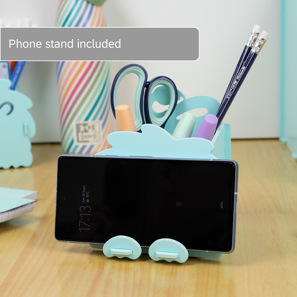 Oxford Leo&Co Pen Holder Foam PP, Blue Rabbit