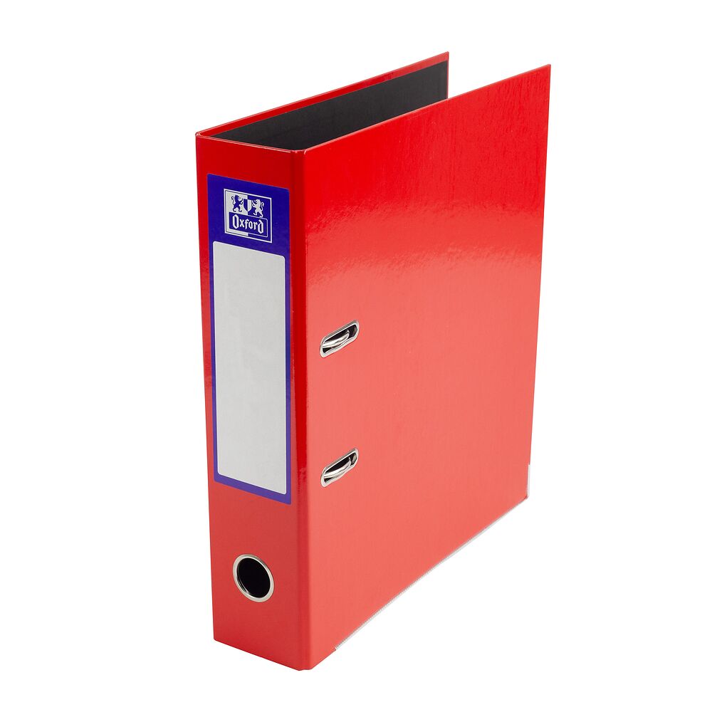 Oxford A4 Lever Arch File A4 Spine 40mm Red