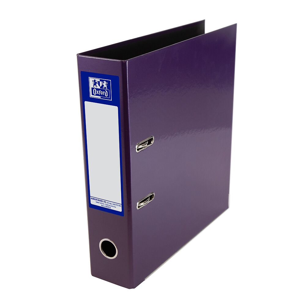 Oxford A4 Purple Lever Arch File