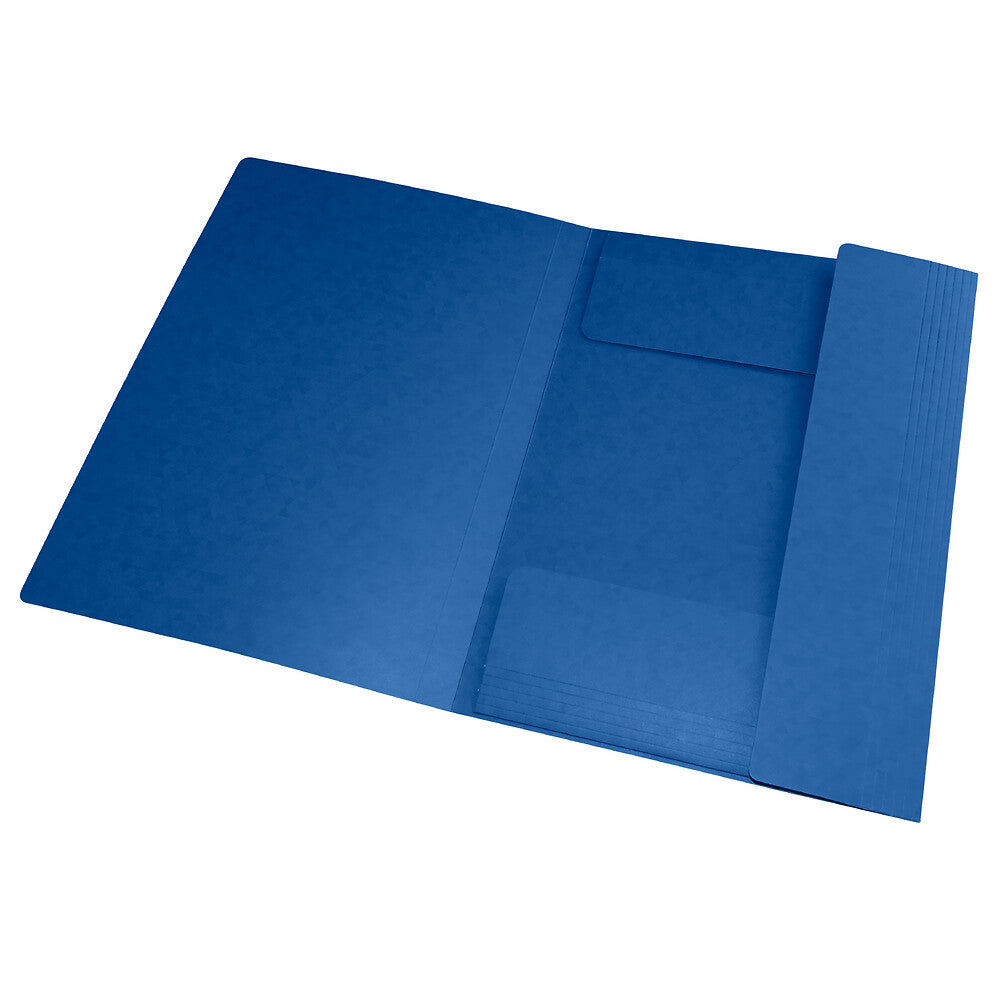 Top Fold File Oxford Top File+ Elasticated 3-flap Folder, A4, Assorted, 10 folders
