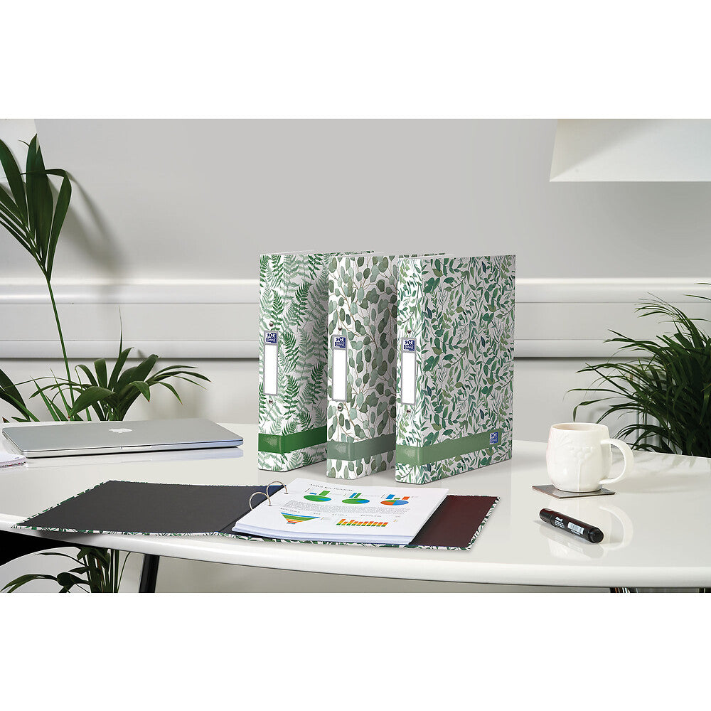 Oxford, A4 Ring Binders, 3 Pack, Leaves