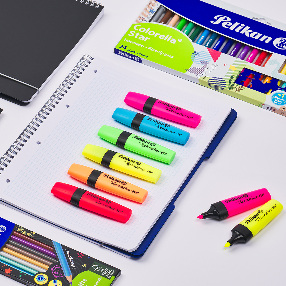 Pelikan Yellow Highlighters, Pack of 10