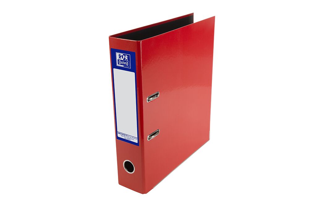 Oxford A4 Lever Arch File A4 Spine 40mm Red